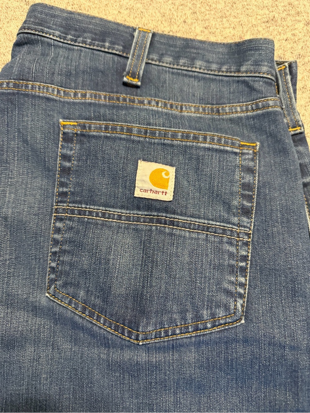 Men’s Carhartt Jeans Relaxed Fit. 42x34 - Picture 2 of 6